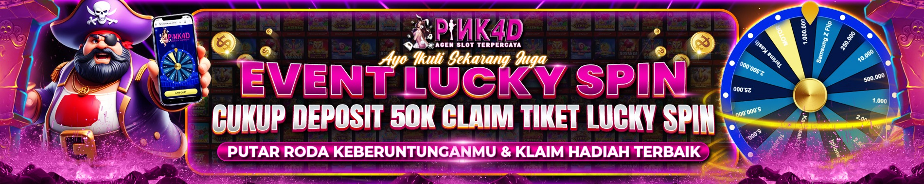 EVENT LUCKY SPIN PINK4D